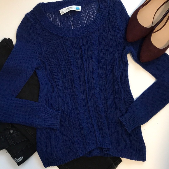Anthropologie Sweaters - Anthropologie Sparrow Knit Cable Sweater, EUC
